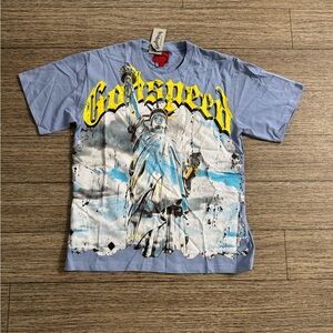 Godspeed Blue Graphic T-Shirt